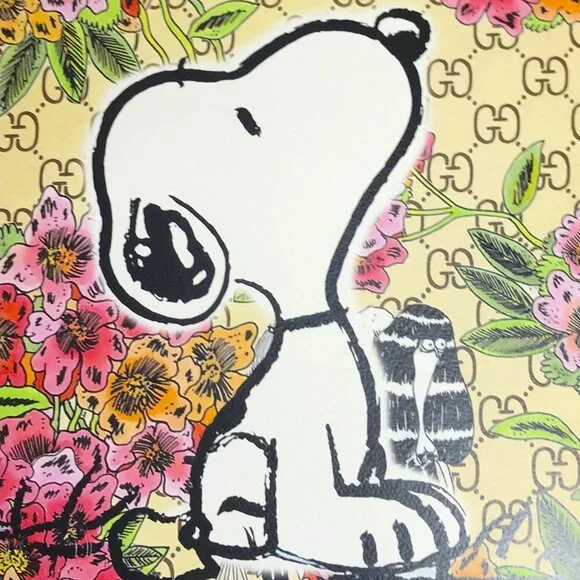 Death NYC ART PRINT Ltd Edスヌピー/フラワー Death NYC - Gucci